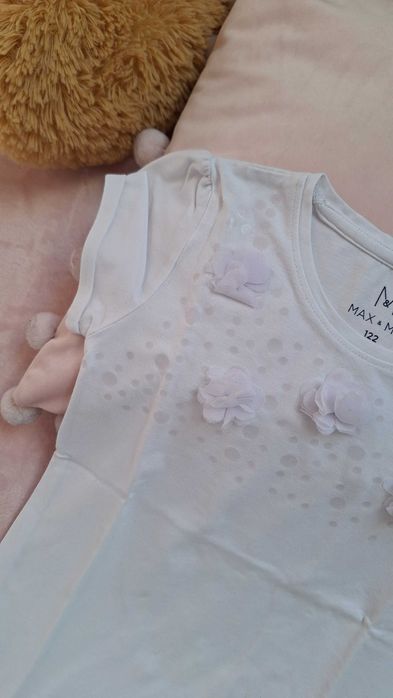 Biała koszulka bluzka akademia szkoła
