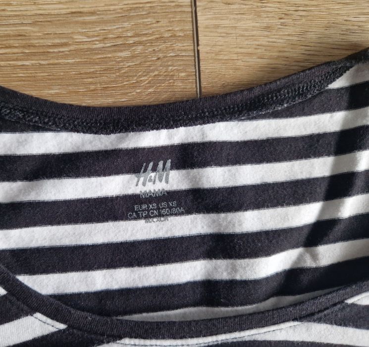 Ubrania ciążowe H&M MAMA XS/S paski