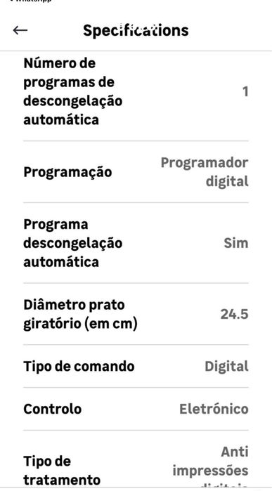 Microondas NOVO  Orima