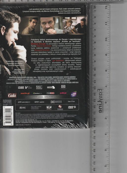Lęk wysokości Dorociński Stroiński DVD