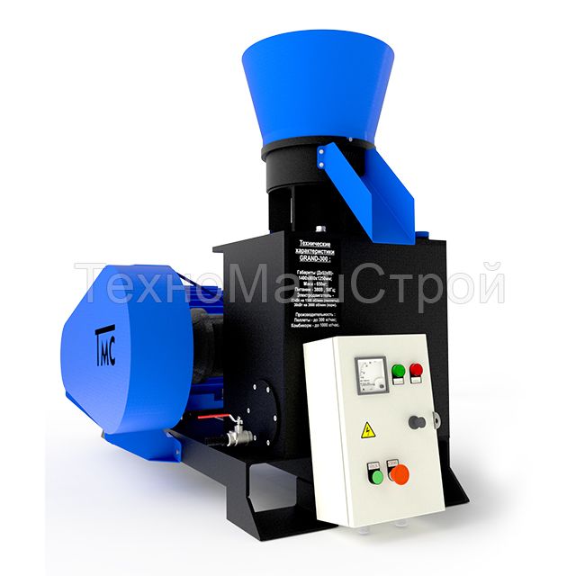 Гранулято пелет, комбікорму з тирси, соломи та багато іншого GRAND-300