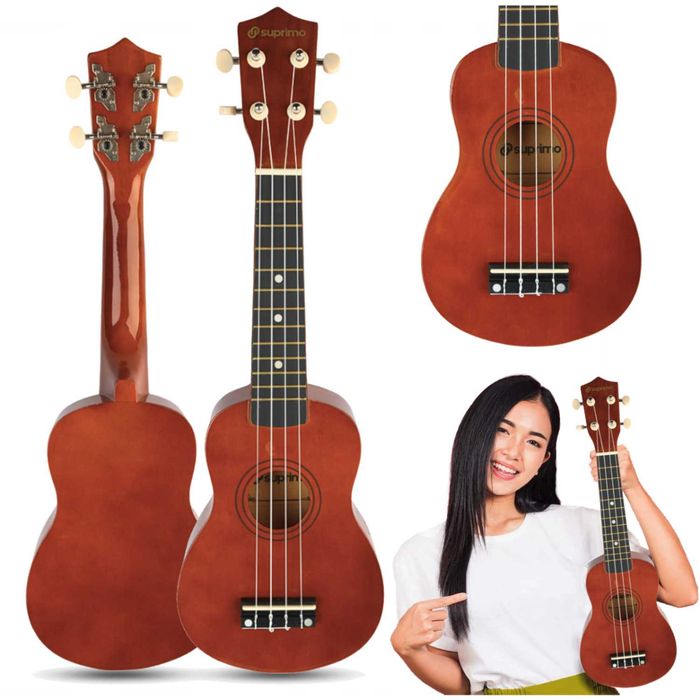 Ukulele sopranowe SUPRIMO UK21 DW brązowe