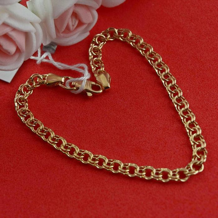 ‼Женский золотой браслет 4,38 гр 17 см Золотий браслет 585 проба