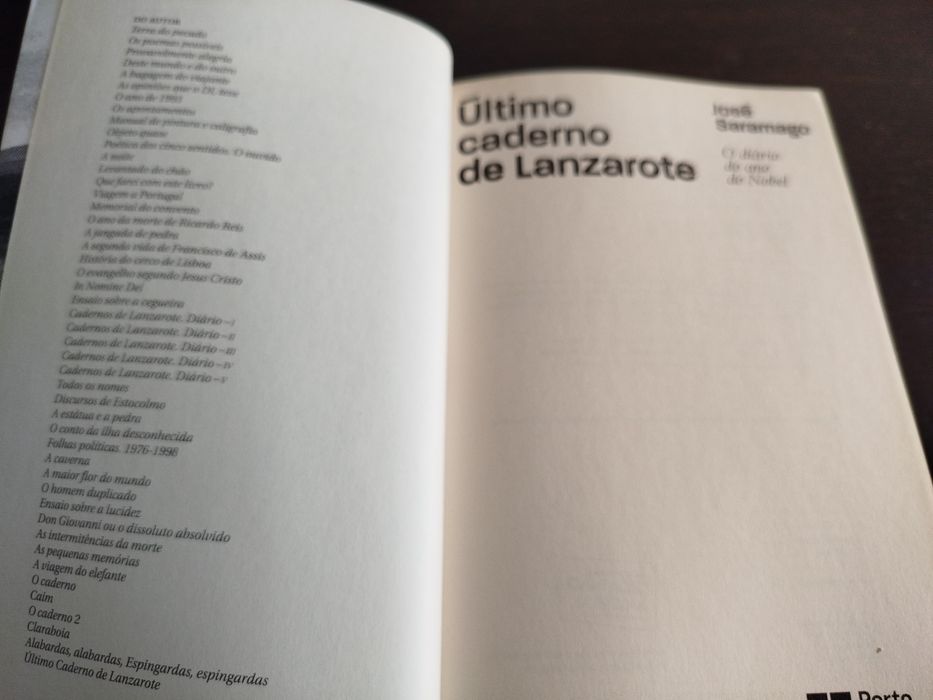 Último caderno de Lanzarote // José Saramago  (1.edi.)