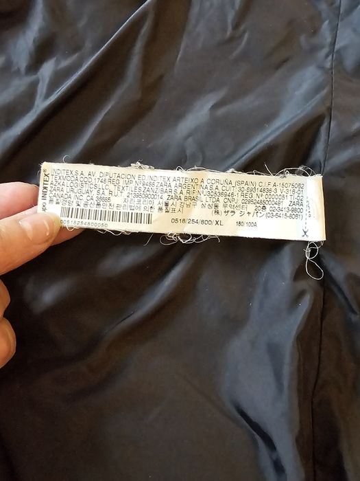 Kurtka puchowa ZARA XL