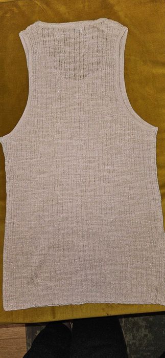 Beżowy prążkowany top Mng Basics