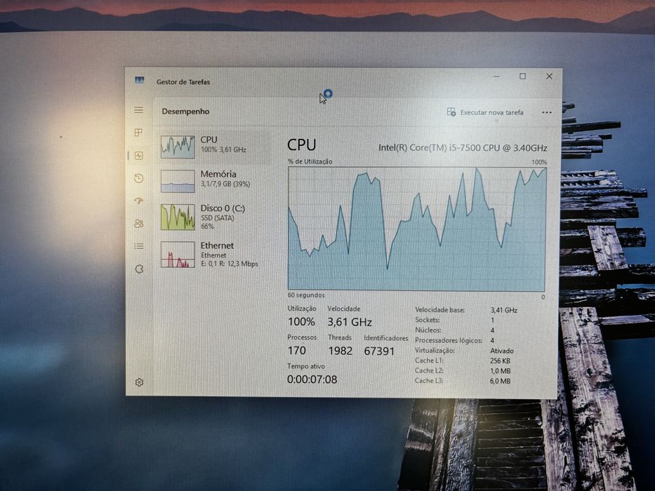 HP Prodesk 600 G3 SFF / i5 / RAM 8GB / SSD 128GB