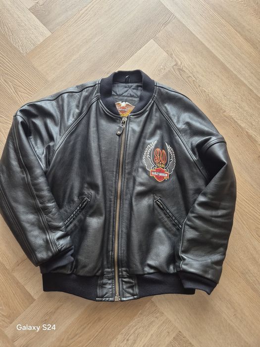 Harley Davidson Skórzana Bomberka 90'Rocznica  roz.L