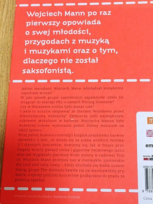 Rockmann czyli jak nie zostałem saksofonistą Wojciech Mann
