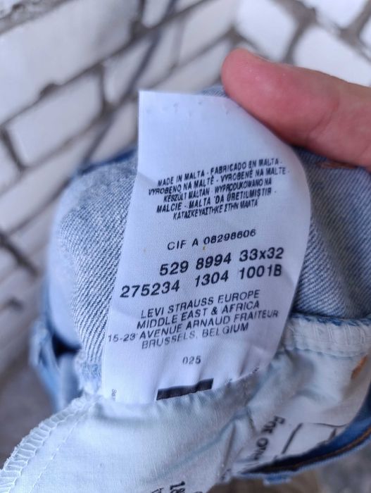 Джинси Levis Bootcut 529 size 33