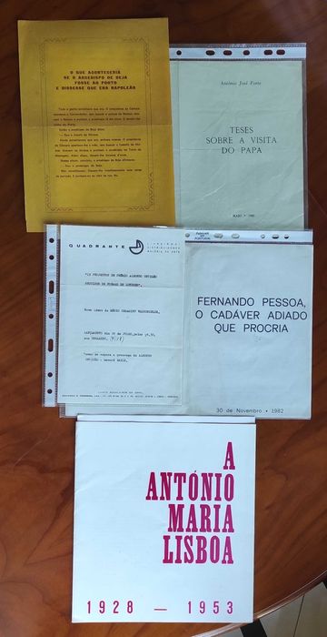 Manifestos + Plaquetes + Catálogos + Folhas Volantes (vária)