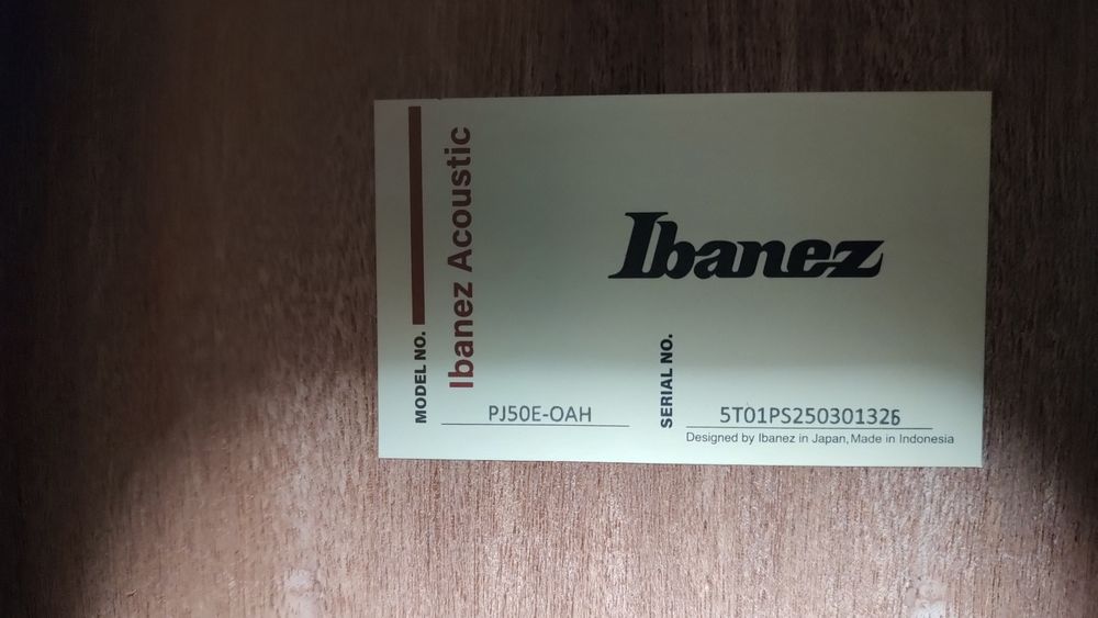 NOWA Ibanez PJ50E-OAH piękna gitara elektroakustyczna Jumbo Sound !!