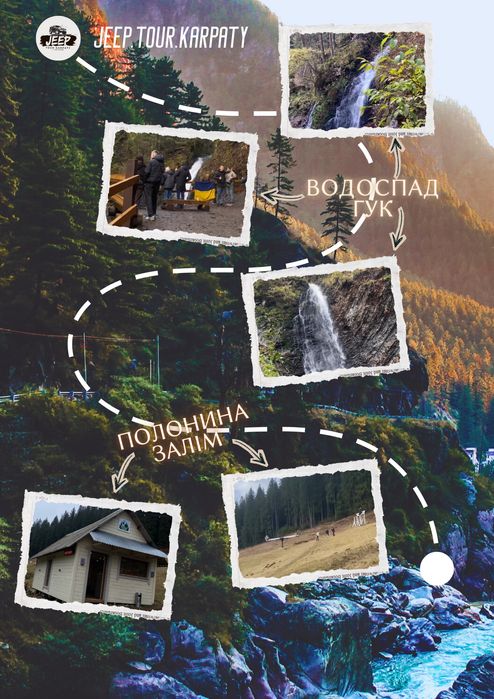 Джип-тури, подорожі горами Яблуниця