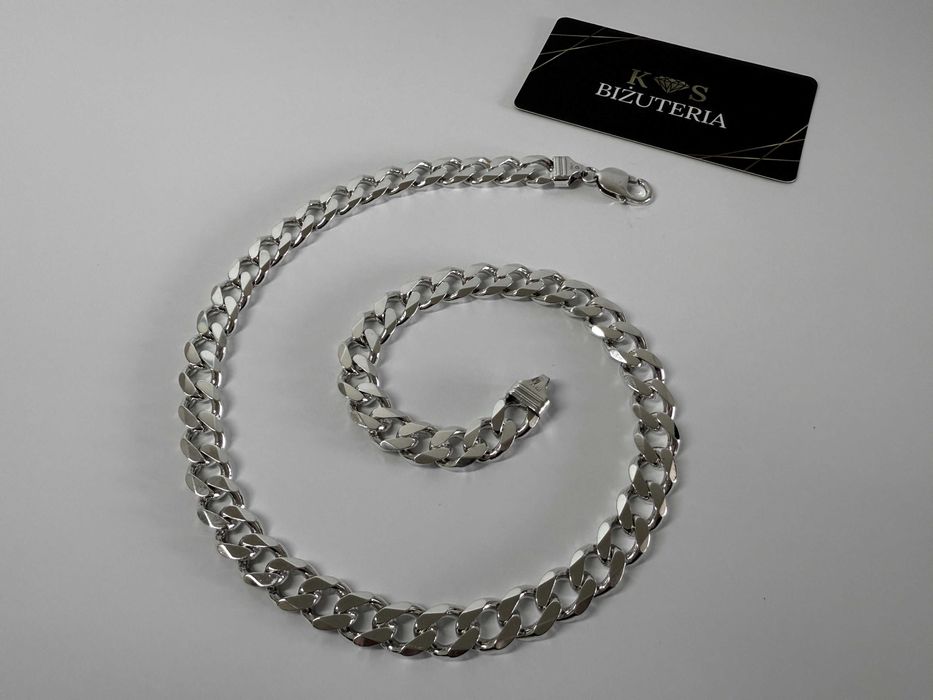 Srebrny Łańcuszek splot Pancerka 52,5 CM 92 GRAM ! PR. 925 Okazja !