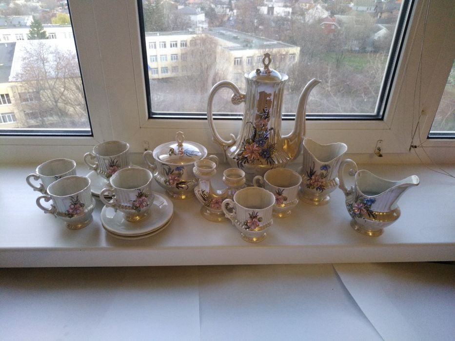 Кофейный сервиз новый на 6 персон СССР