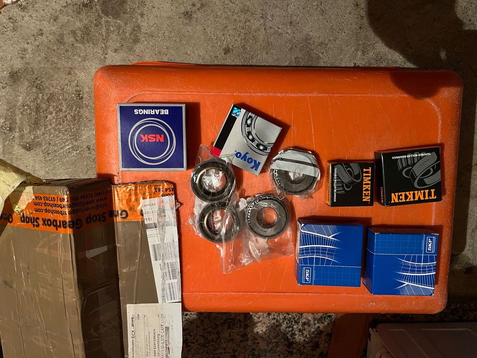 Kit rolamentos caixa velocidades opel/fiat