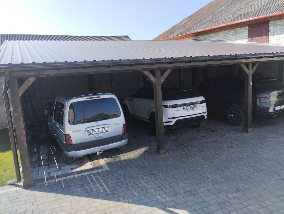 Wiata samochodowa 10 x 5 m