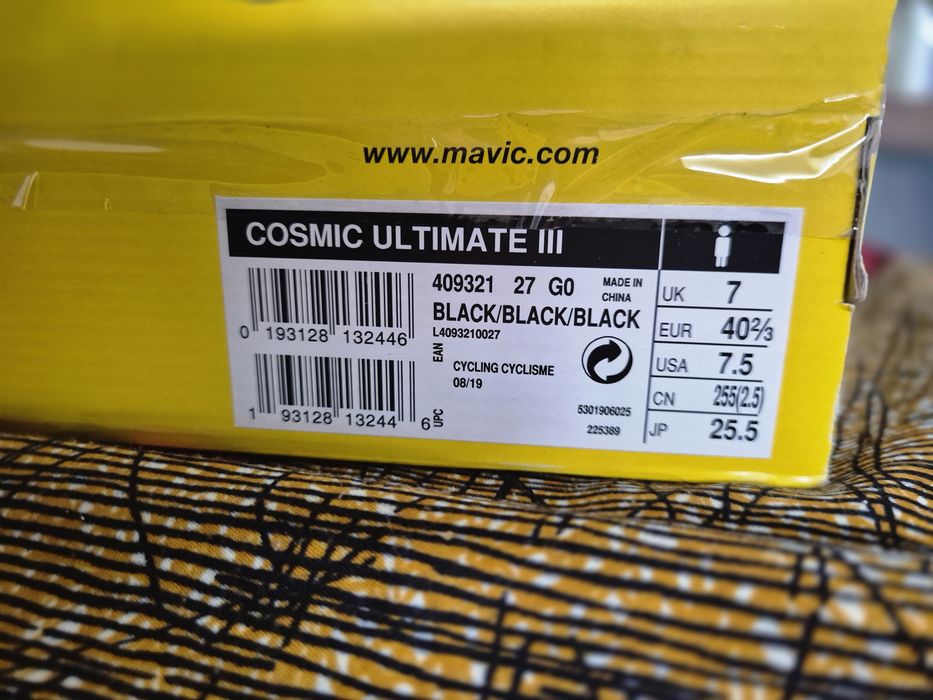 Sapatos de Ciclismo Mavic Cosmic Ultimate III