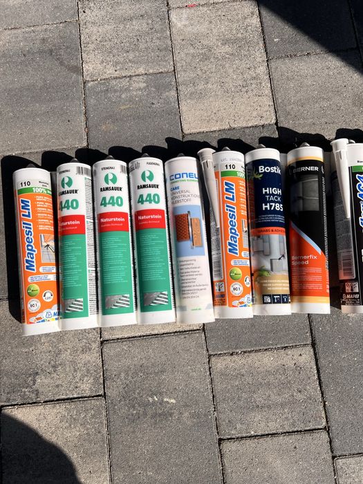 Silikony i rozne kleje