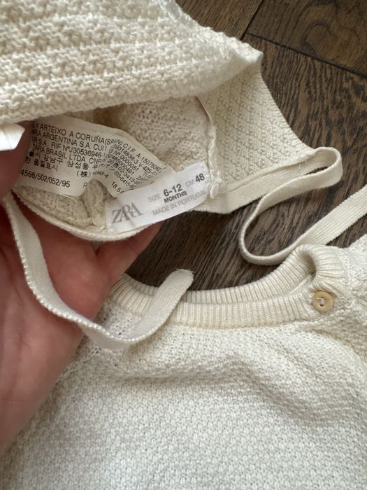 Костюм із чепчиком ZARA 68 3-6 місяців