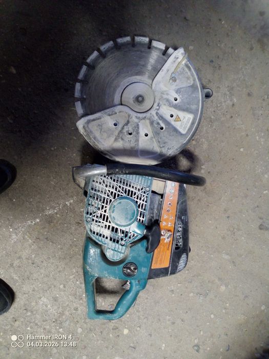 Piła do betonu Makita zatarta