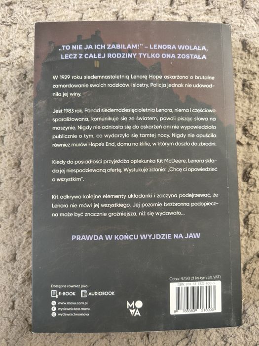 Riley Sager - Tylko ona została - stan bdb