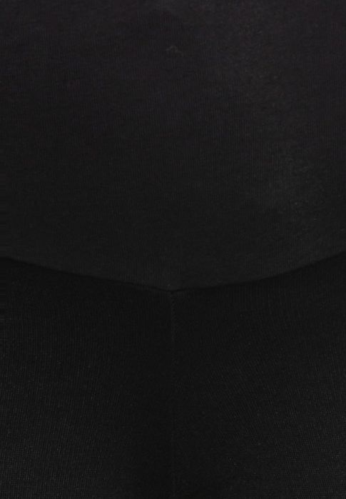 Spodnie ciążowe z prostą nogawką czarne Mamalicious XL