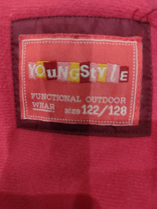 Kurtka zimowa narciarska dziewczęca