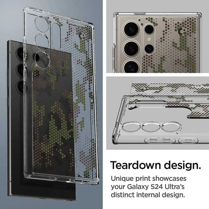 Чехол Spigen Ultra Hybrid для Samsung Galaxy S24 Ultra Digital Camo