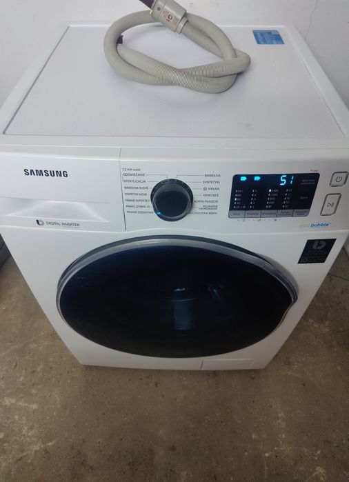 Pralka Samsung A+++ EcoBubble Digital Inverter cicha 2 letnia