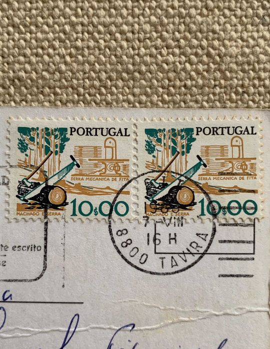 Postal Pedras Del Rei com selo antigo