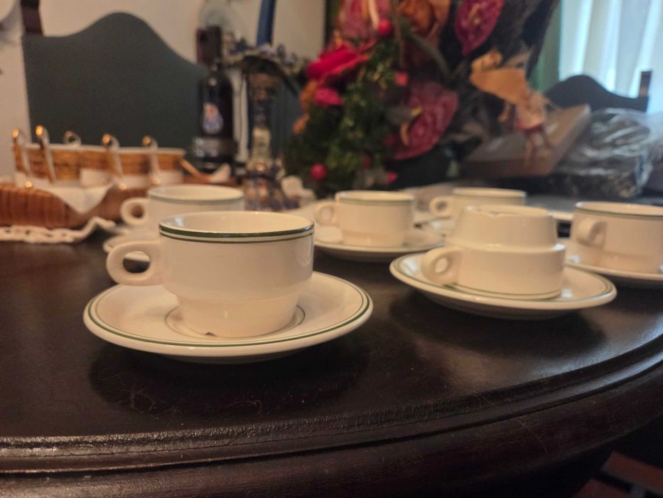Conjunto cafe em porcelana