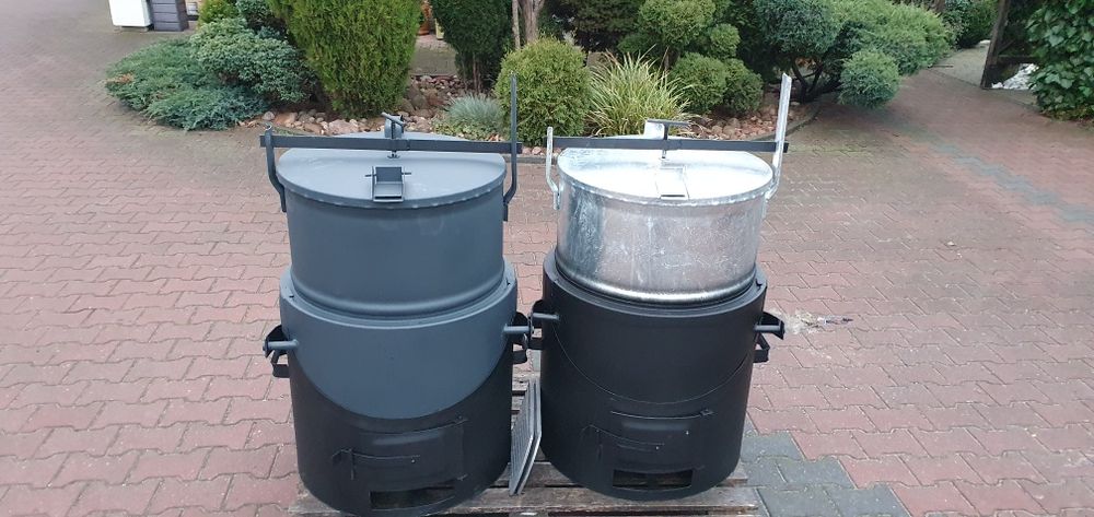 Parnik węglowy malowany, ocynkowany Nowy.