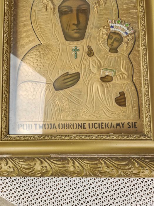 Obraz z wizerunkiem Matki Boskiej Częstochowskiej