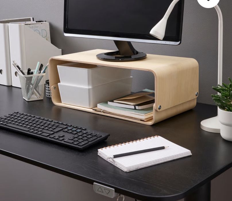 Suporte p/portátil/monitor, bétula Vattenkar IKEA