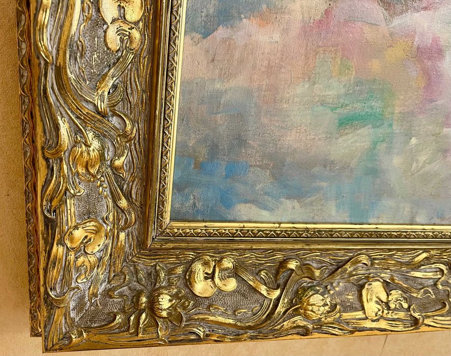 Ogromny obraz olejny K. Pasternak jak reprodukcja Blancos Jose Royo