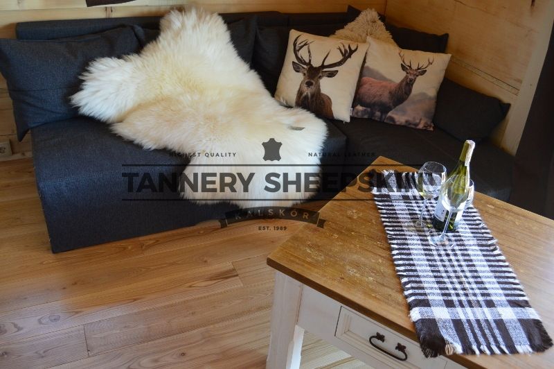 Skóra Owcza Biała Skóry Owcze Jagniątko SUPER CENA Skóra Naturalna