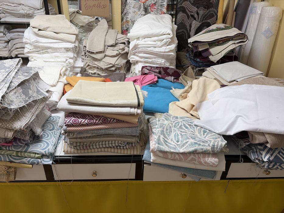 Venda de tecidos e cortinas ao Kg