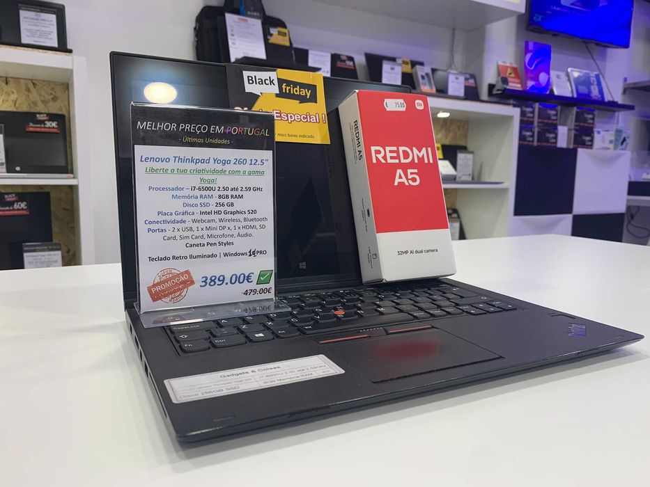Lenovo ThinkPad Yoga 260 = Oferta do telemóvel Redmi A5 Novo/ lacrado