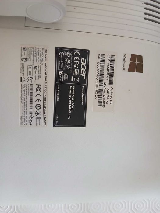 Pack 2x Computadores All-in-One Acer Aspire ZC-602 (19.5 polegadas)