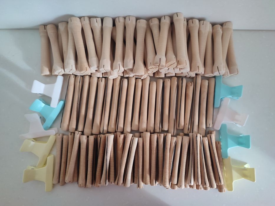 Коклюшки деревянные.