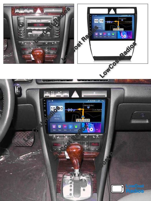 Auto Rádio ANDROID 9" - AUDI A6 (1997 a 2005) | 9'' GPS BT USB APPS WIFI | CARPLAY • ANDROID AUTO