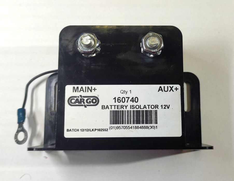 Relé Separador Automático Baterias CarGo 12V 180A Autocaravana Barco