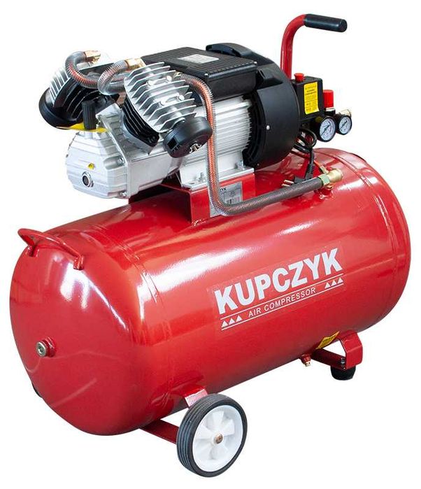Kompresor wąż pistolet do malowania  ZVAT - 100 L  450 l/min Kupczyk