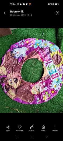 koło ratunkowe masza i niedzwiedż pompowane