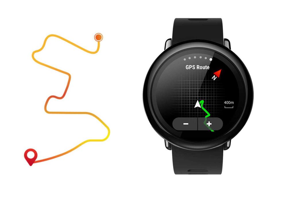 Xiaomi AMAZFIT PACE Smartwatch GPS BT A1612 czarny