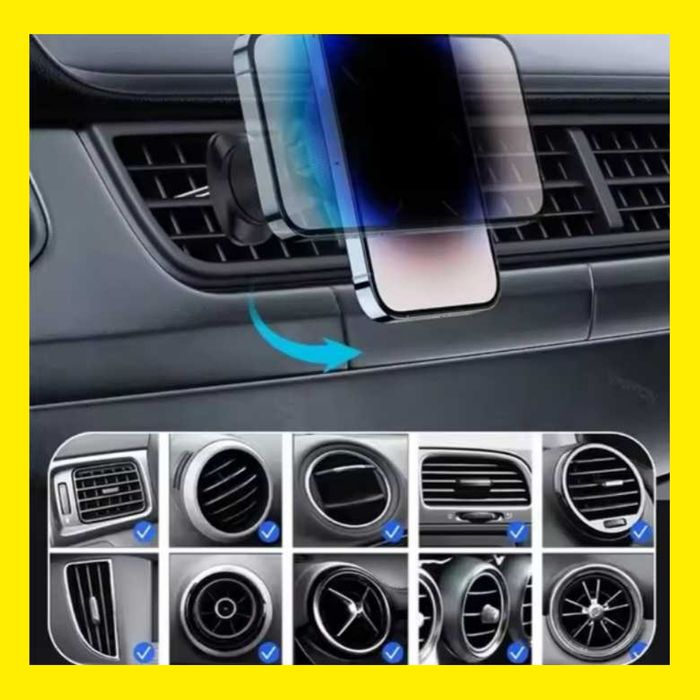 ЗАРЯДКА бездротова магнітна 15W | Тримач для телефона держатель в авто