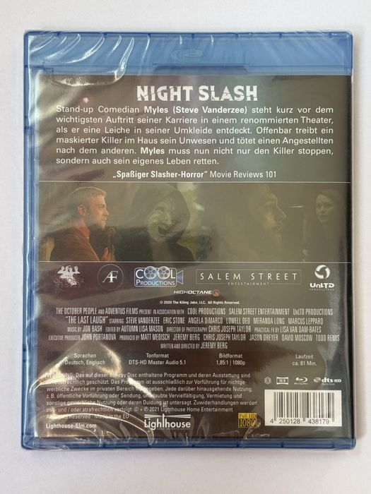 Night Slash – Krzycz głośniej! - BLU-RAY - Film Nowy Zafoliowany