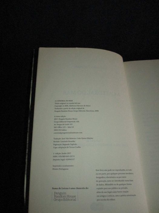 Livro A Catedral do Mar Ildefonso Falcones