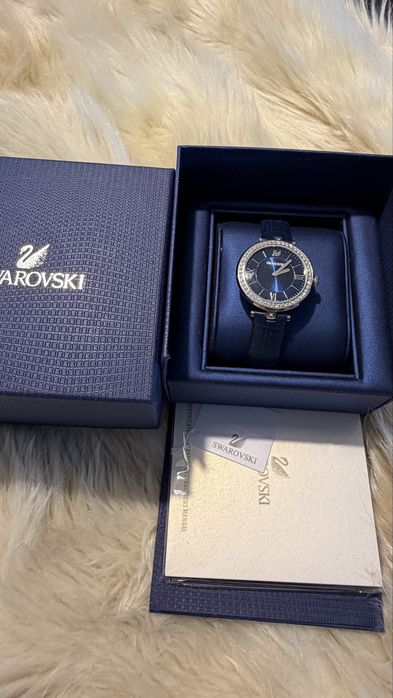 Swarovski zegarek pozłacane